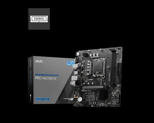 MSI PRO H610M-E placa base Intel H610 LGA 1700 micro ATX_0