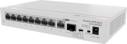HUAWEI S110-8P2ST ( 8 10/100/1000 BASE-T PORTS POE+ 1GE SFP PORT, 1*10/100/ 100BASE T PORT, AC POWER, POWER ADAPTER)_2