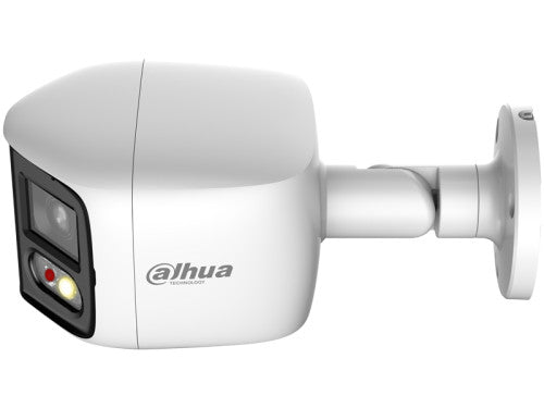 (DH-IPC-PFW3849SP-A180-E2-AS-PV-0280B) DAHUA CÃMARA IP BULLET PANORÃMICA TIOC DUO WDR WIZSENSE 2X4MP LED IR & LUZ CÃLIDA IP67 ALARMA SONIDO / LUZ AZUL&ROJA 2.8MM POE_2