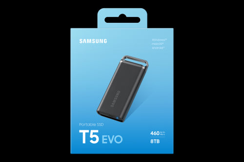 Disco Externo SSD Samsung Portable T5 EVO 8TB/ USB 3.2/ Negro_12