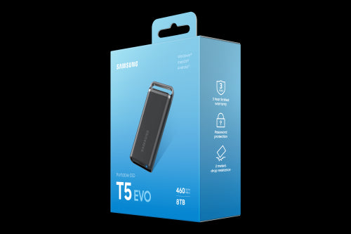 Disco Externo SSD Samsung Portable T5 EVO 8TB/ USB 3.2/ Negro_15