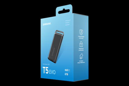 Disco Externo SSD Samsung Portable T5 EVO 8TB/ USB 3.2/ Negro_15