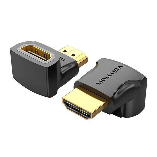 Adapter 90° HDMI Male to Female Vention AIOB0-2, 4K 60Hz, 2pcs_0