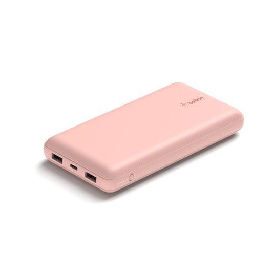 POWERBANK 15W 20K CON CAVO USB-A USB-C - ORO ROSA_0