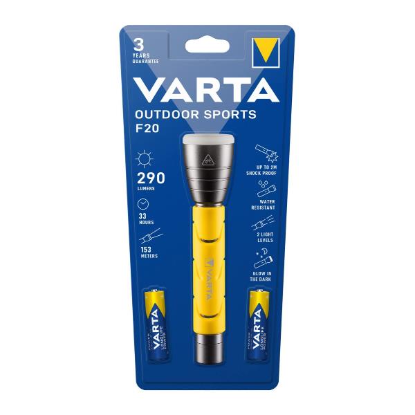 Varta Lanterna LED Outdoor Esportiva 2AA / Azul_0