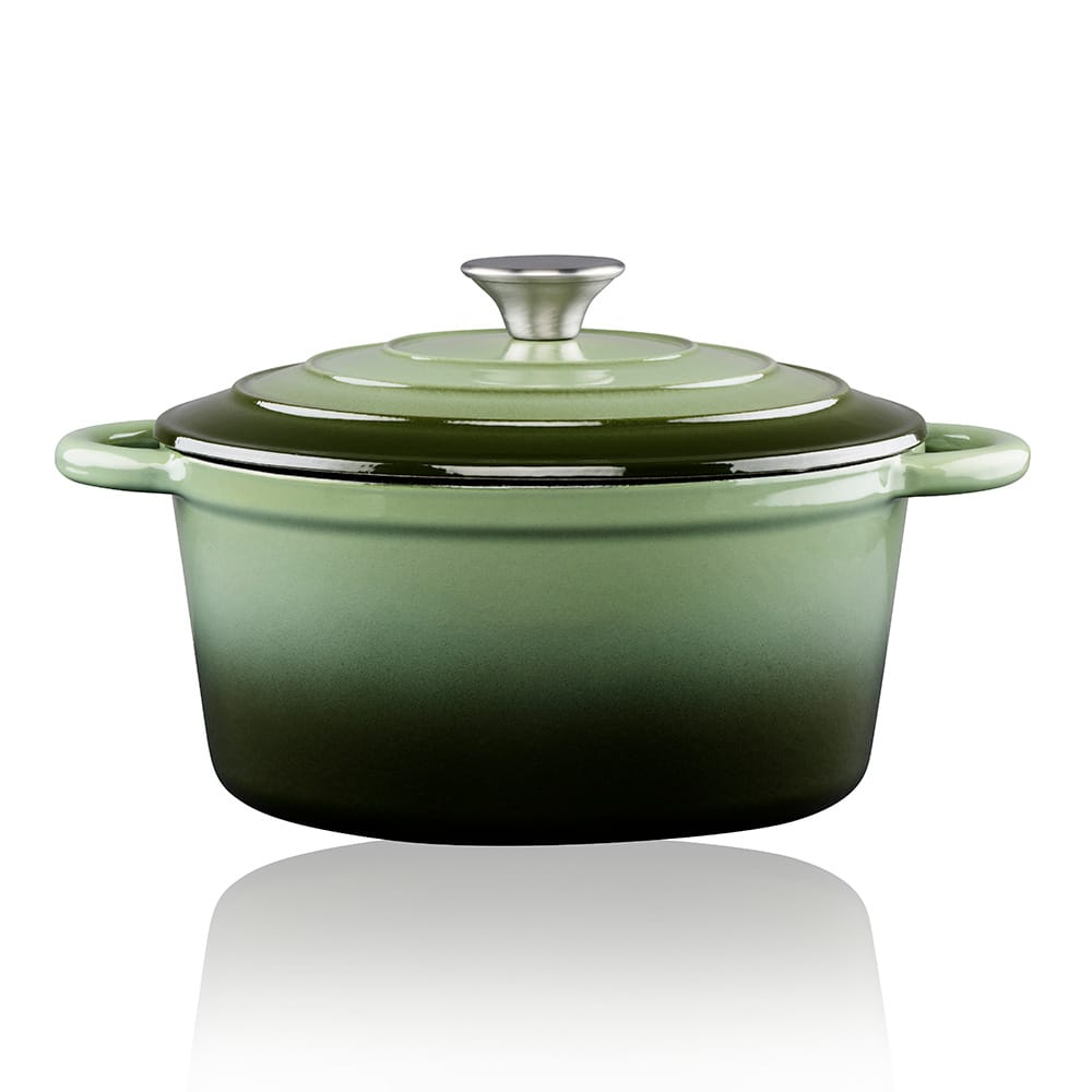 Pote de cerÃ¢mica 3,8 l cor verde 3,8 l, Ã¸24 x 11,8 cm_0