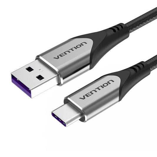 Cable USB-C to USB 2.0 Vention COFHI, FC 5A 3m (grey)_0