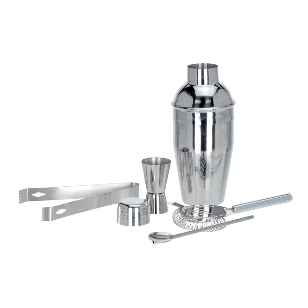 Coqueteleira de inox com 5 peÃ§as_0