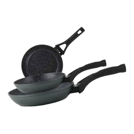 Conjunto de 3 frigideiras stim em alumÃ­nio forjado Ã¸18 / Ã¸22 / Ã¸26 cm_0