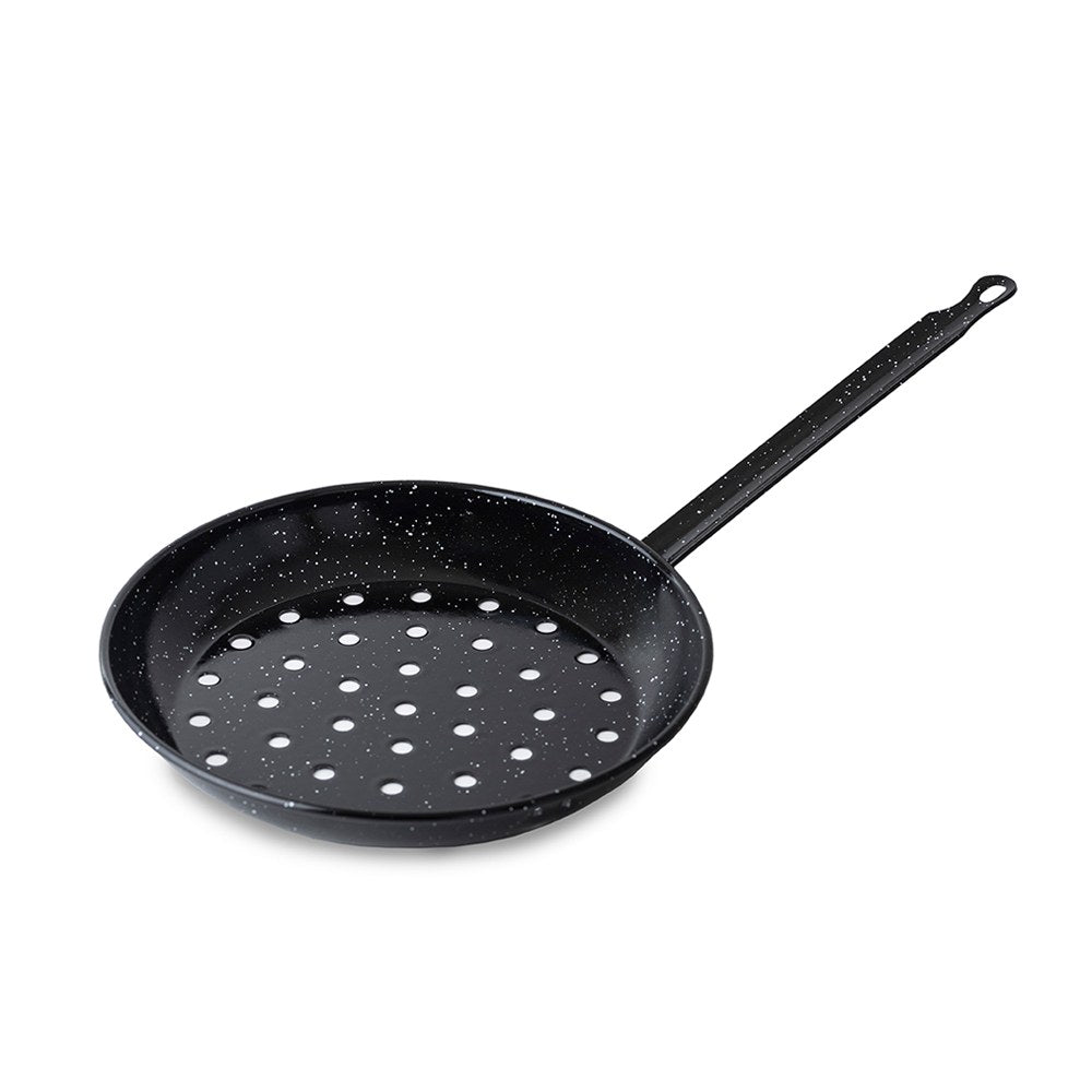 Frigideira assadora para castanhas, esmaltada, Ã¸26 cm_0