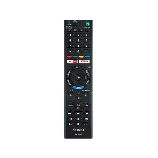 MANDO TV SAVIO RC-08 COMPATIBLE SONY SMART TV_0