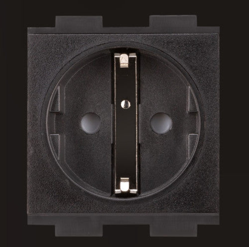 CRESTRON AC POWER OUTLET MODULE FOR FT2 SERIES, SINGLE, EUROPEAN "SCHUKO,â TYPE F (FT2A-PWR-EU-1-BASIC) 6508436_0