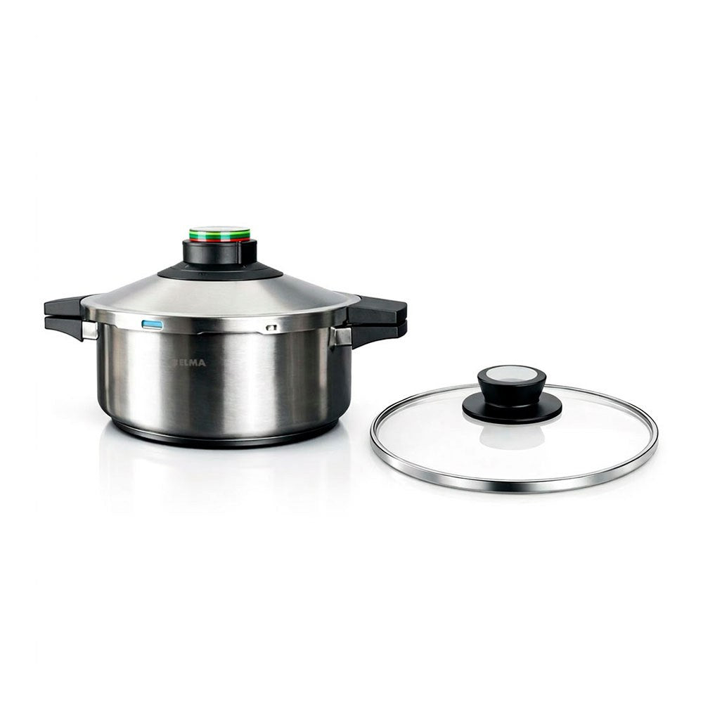 Panela de pressÃ£o prÃªst 4 l, aÃ§o inoxidÃ¡vel 18/10, inclui tampa de vidro, Ã¸24 cm_0