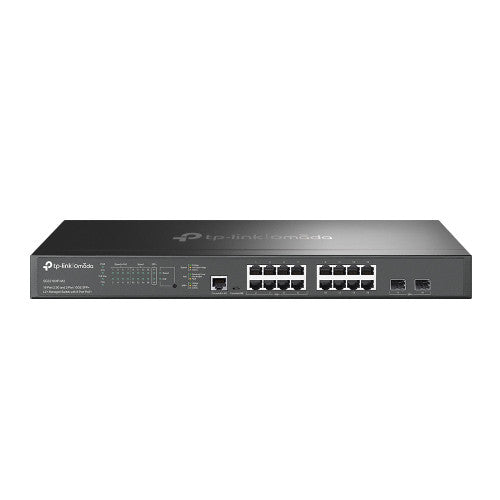 TP-Link Omada SG3218XP-M2 switch Gestionado L2+ 2.5G Ethernet (100/1000/2500) Energía sobre Ethernet (PoE) 1U Negro_0