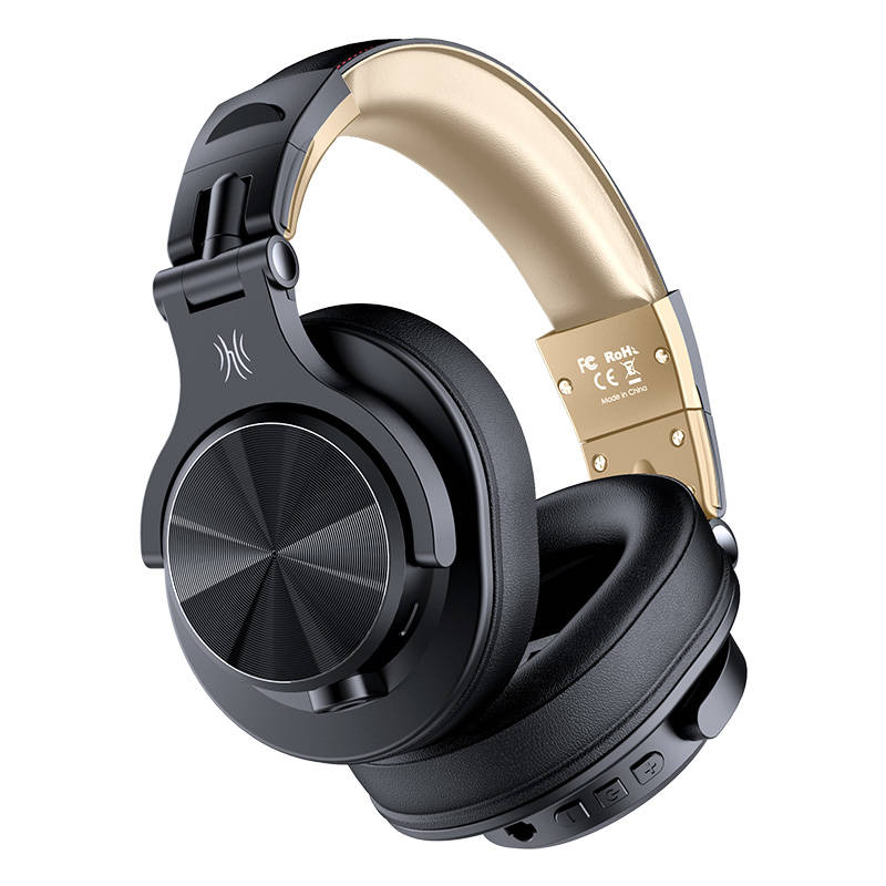Oneodio Fusion A70 wireless headphones (gold)_1