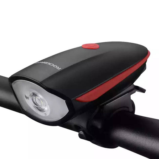 Bicycle electronic bell and light Rockbros 7588 (black and red)_0