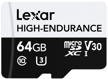 Lexar High-Endurance 64 GB MicroSDXC UHS-I Clase 10_0