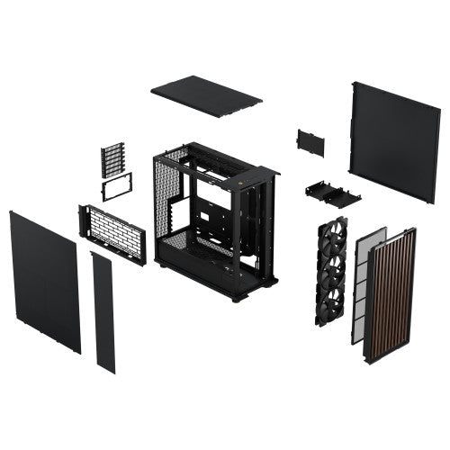 Fractal Design FD-C-NOR1X-01 carcasa de ordenador Midi Tower Negro, CarbÃ³n vegetal_19