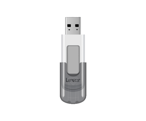 Lexar JumpDrive V100 unidad flash USB 64 GB USB tipo A 3.2 Gen 1 (3.1 Gen 1) Gris, Blanco_0