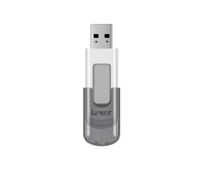 Lexar JumpDrive V100 unidad flash USB 64 GB USB tipo A 3.2 Gen 1 (3.1 Gen 1) Gris, Blanco_0