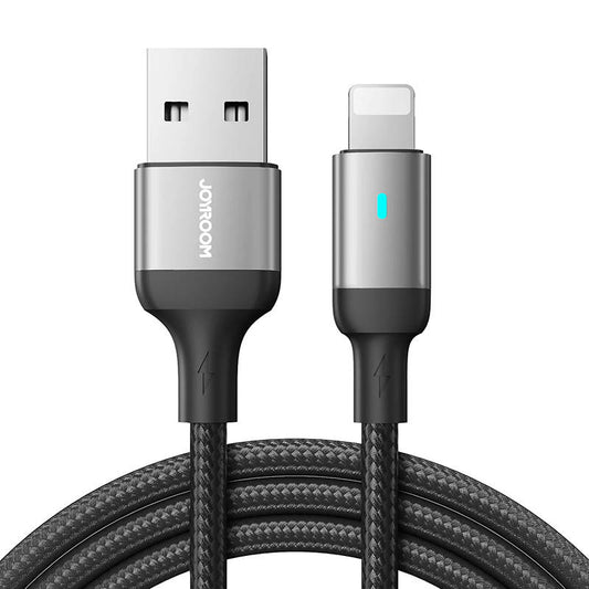 Cable to USB-A / Lightning / 2.4A / 3m Joyroom S-UL012A10 (black)_0