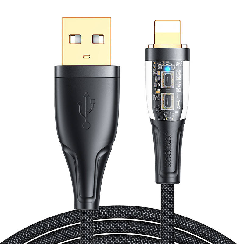 Cable to USB-A / Lightning / 2.4A / 1.2m Joyroom S-UL012A3 (black)_0