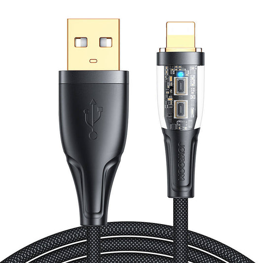 Cable to USB-A / Lightning / 2.4A / 1.2m Joyroom S-UL012A3 (black)_0
