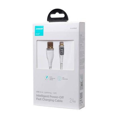 Joyroom Star-Cloud Series A3 USB-A / Lightning Cable 2.4A 1.2m with Smart Switch - White_3