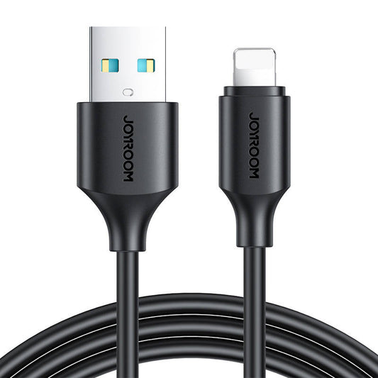 Cable to USB-A / Lightning / 2.4A / 0.25m Joyroom S-UL012A9 (black)_0