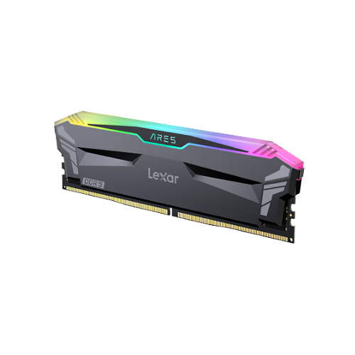 LEXAR MEMORIA ARES DDR5 32GB (2X16GB)   6800 CL34 1.4V  HEATSINK  RGB DUAL PACK BLACK  LD5U16G68C34LA-RGD_2