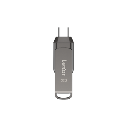 Lexar JumpDrive LJDD400032G-BNQNG unidad flash USB 32 GB USB Tipo C 3.2 Gen 1 (3.1 Gen 1) Gris_0