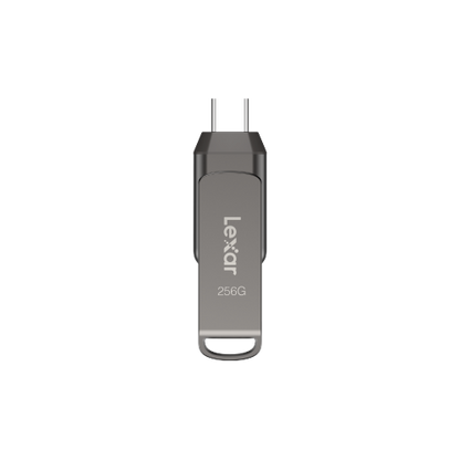 Lexar JumpDrive LJDD400256G-BNQNG unidad flash USB 256 GB USB Tipo C 3.2 Gen 1 (3.1 Gen 1) Gris_0