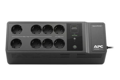 APC Back-UPS 650VA 230V 1 USB charging port - (Offline-) USV sistema de alimentaciÃ³n ininterrumpida (UPS) En espera (Fuera de lÃ­nea) o Standby (Offline) 0,65 kVA 400 W 8 salidas AC_1