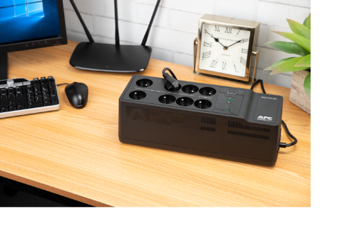 APC Back-UPS 650VA 230V 1 USB charging port - (Offline-) USV sistema de alimentaciÃ³n ininterrumpida (UPS) En espera (Fuera de lÃ­nea) o Standby (Offline) 0,65 kVA 400 W 8 salidas AC_4