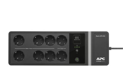 APC Back-UPS 650VA 230V 1 USB charging port - (Offline-) USV sistema de alimentaciÃ³n ininterrumpida (UPS) En espera (Fuera de lÃ­nea) o Standby (Offline) 0,65 kVA 400 W 8 salidas AC_11
