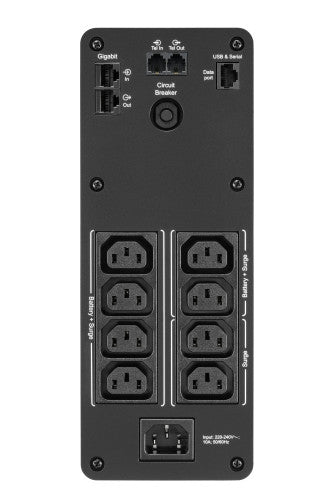 APC BR1600SI sistema de alimentaciÃ³n ininterrumpida (UPS) LÃ­nea interactiva 1,6 kVA 960 W 8 salidas AC_2