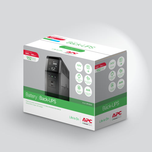 APC BR1600SI sistema de alimentaciÃ³n ininterrumpida (UPS) LÃ­nea interactiva 1,6 kVA 960 W 8 salidas AC_7