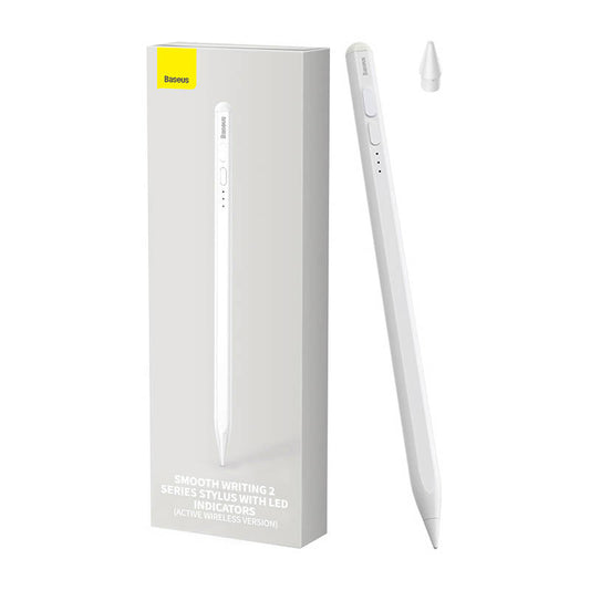 Baseus Smooth Writing 2 Stylus Pen with LED Indicators (white)_0