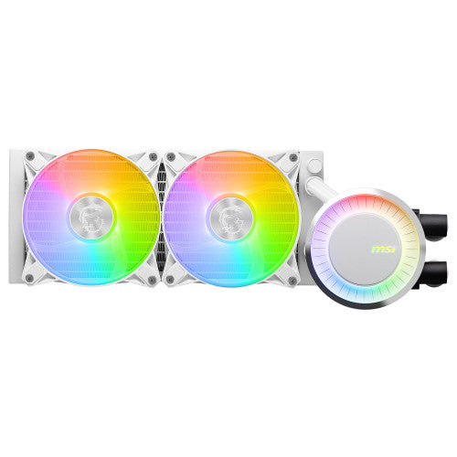MSI MAG CORELIQUID E240 WHITE sistema de refrigeración para ordenador Placa base, Procesador Kit de refrigeración líquida 12 cm Blanco_0