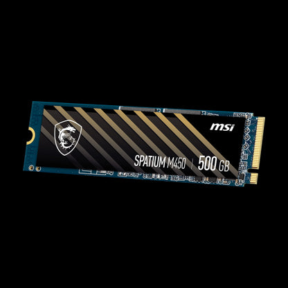 MSI SPATIUM M450 PCIe 4.0 NVMe M.2 500GB PCI Express 4.0 3D NAND_3