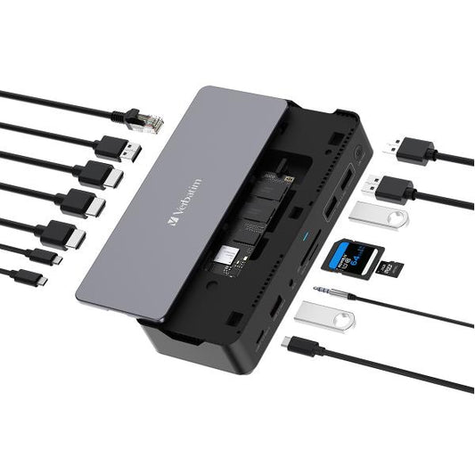 USB-C Pro Docking Station mit SSD Steckplatz, Dockingstation_0
