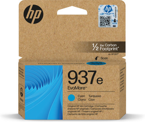 HP Cartucho de Tinta Original EvoMore 937e cian_0