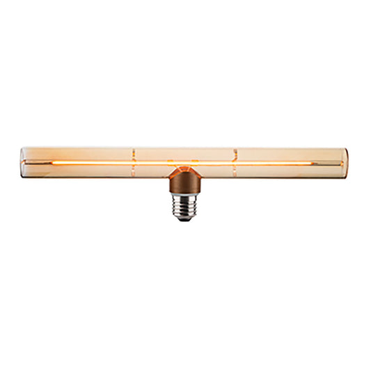 LÃ¢mpada led decorativa Ã¢mbar tipo linestra e27 4 w 200 lm 1800 k luz quente 300 x 72 mm_0