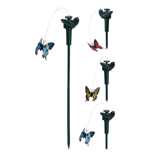 Borboleta de jardim solar sitck, vÃ¡rias cores_0
