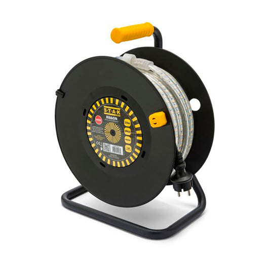 Fita de led ip65 15 m, 185 w, 4000 k de luz dia, em enrolador_0