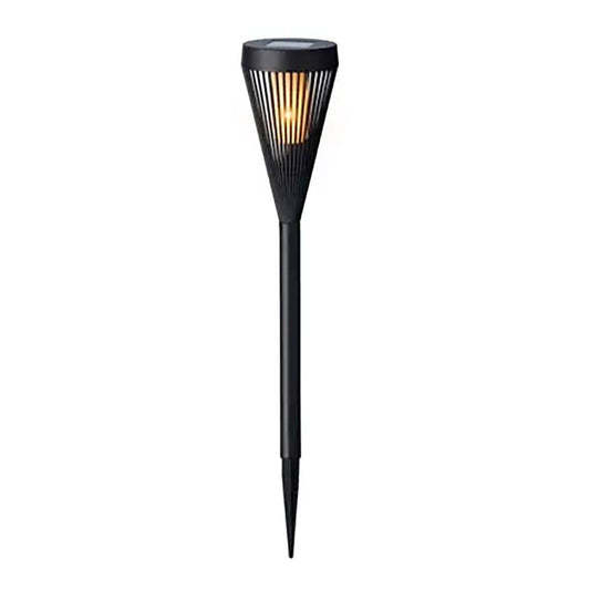 Estaca solar em forma de tocha 12 leds, preta, Ã¸10 x 46 cm_0