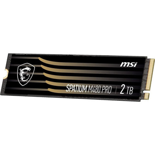 MSI SPATIUM M480 PRO PCIE 4.0 NVME M.2 2TB unidad de estado sólido PCI Express 4.0 3D NAND_0