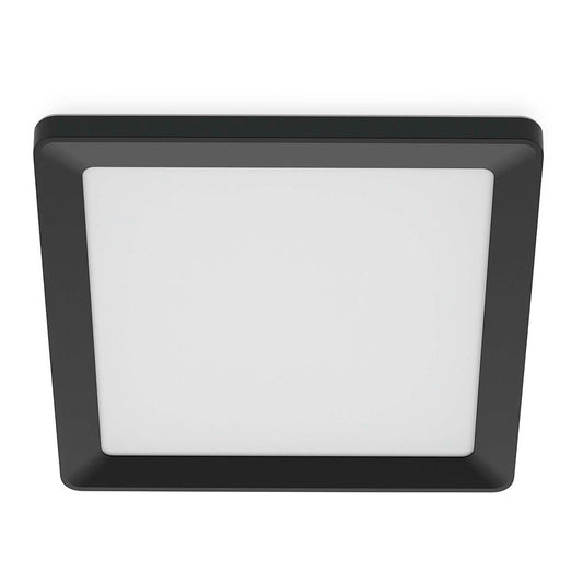 Plafon quadrado preto valen, 17 w, 2050 lm, 2200 - 6500 k, 395 x 37 x 395 mm_0