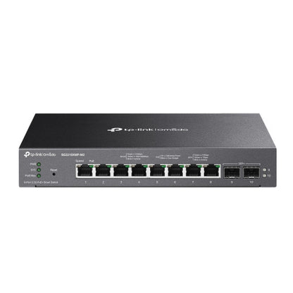 TP-Link Omada SG2210XMP-M2 switch Gestionado L2/L2+ 2.5G Ethernet (100/1000/2500) EnergÃ­a sobre Ethernet (PoE) Negro_0