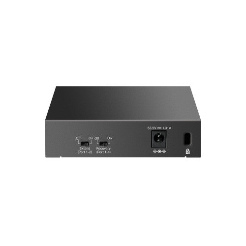 TP-Link LiteWave LS105GP switch No administrado Gigabit Ethernet (10/100/1000) Energía sobre Ethernet (PoE) Negro_1